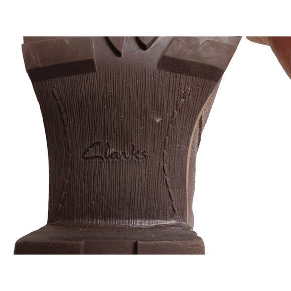 Womens Cowgirl Western Y2K Chunky Heel Sz 8 Casual Suede Buckle Ankle Boots - Picture 7 of 9